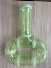 Herramientas de Entrenamiento juego de plástico, túnel externo, juguetes para hámster, jaula multifuncional, Accesorios para tubería de hámster