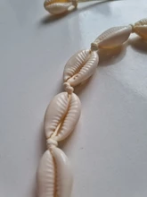 Caliente Concha Collar de conchas marinas de la joyería de las mujeres de verano de playa Concha gargantilla bohemio cuerda Cowrie collares de abalorios Collar hecho a mano de la mujer