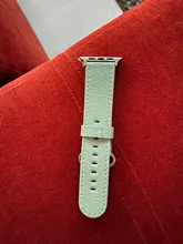 Reloj inteligente Apple Watch banda SERIE DE gomillas 6 iPhone 5 4 3 2 1 correa de cuero de 44mm, 42mm, 38mm 40mm