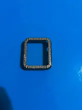 Las señoras de las mujeres para Apple Watch serie SE 6 5 4 3 PC de la cubierta Protector con punta de diamante parachoques para iWatch 40mm 44mm, 42mm, 38mm Accesorios