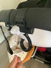 Accesorios para cochecito de bebé, gancho multifunción, gancho de plástico de alta calidad, color negro, 2 unids/lote
