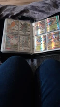 Puede contener 200-400 Uds tarjetas álbum Pokemon caja Gx francesa titular de la tarjeta de Pokemon, titular de la tarjeta de juego de tarjetas marcadores de libros