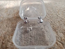 Pendientes de plata de primera ley con forma de gato para mujer, aretes pequeños, plata esterlina 925, temperamento, estilo literario