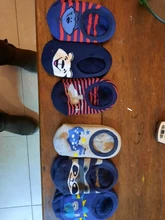 Muslinlife bebé calcetines de algodón con dibujos animados NIÑOS Calcetines de las niñas NIÑOS Calcetines cortos Anti-Slip calcetines Otoño Invierno 4-12T