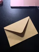 10 unids/lote en blanco sobre de papel Kraft para boda fiesta mensaje tarjeta postal bolsa de tarjetas rojo Retro sobres