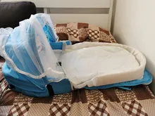 Cama plegable de cuna portátil para bebé, bolsa de viaje con mosquitera, cesta de dormir infantil con juguetes