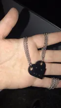 Collar con colgante de ladrillos con corazón de amor para hombre, mujer, niña y niño, regalo de cumpleaños, joyería, piezas de Lego, Uds.