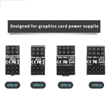 Graphics card power adapter steering connector 6PIN 8PIN power interface turn 180 degrees turn for DIY motherboard
Graphics card power adapter steering connector 6PIN 8PIN power interface turn 180 degrees turn for DIY motherboard