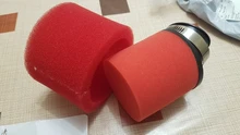 Esponja para filtro de aire, limpiador para Scooter, Dirt Pit Bike, motocicleta, Kayo BSE, color rojo, 32mm, 35mm, 38mm, 42mm, 45mm, 48mm