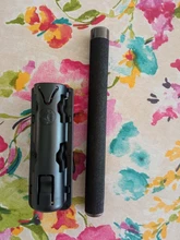 Funda Universal de bastón de rotación de 360 grados, funda de soporte negro, Kit de supervivencia de seguridad para exteriores, herramienta EDC, nuevo