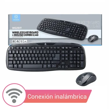 Combo keyboards and mouse Combo Inalambricos wireless cordless Computer desktop PC or portable pack for office work
Combo keyboards and mouse Combo Inalambricos wireless cordless Computer desktop PC or portable pack for office work