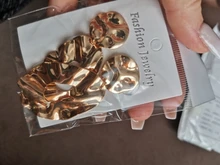 JIOFREE-pendientes de clip de Metal Estilo Vintage PUNK para mujer, aretes, Clips, Color dorado geométrico