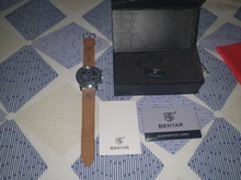 BENYAR-reloj deportivo de lujo para hombre, cronógrafo de cuero, resistente al agua, de pulsera, militar, de cuarzo, saat