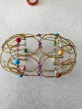 Fidget Juguetes | Juguetes Fidget | Fidget Juguetes Popit hacer magia de acero anillo de hierro de descompresión cesta Flexible suave mágico Juguetes Anti estrés regalos de los niños Juguetes