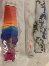 Correa elástica de nailon para reloj Samsung galaxy watch, correa de nailon de 46mm/Active 2 de 42mm/Huawei watch GT2/Amazfit bip de 20mm y 22mm