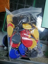 LLavero de etiqueta UID RFID para Mif 1k s50 100 MHz, bloque grabable 0 HF ISO14443A usado para copiar tarjetas, 13,56 Uds.