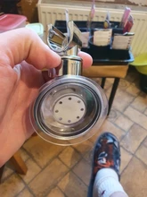 Soporte de manos para cabezal de ducha de baño, montaje de pared cromado, soporte de succión ajustable, fuerte montado en la pared, estante fuerte, envío directo