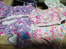 3-16Y unicornio de dos piezas Grils traje 2021 de alta calidad de los niños traje de niñas traje de baño Bikini conjunto 9055