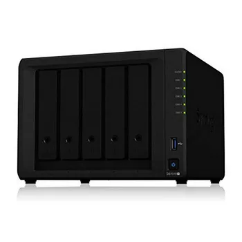 NAS Network Storage Synology DS1019+ Celeron 8 GB RAM Black
NAS Network Storage Synology DS1019+ Celeron 8 GB RAM Black