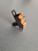 Hot 20pcs 5V 0.3A Mini Size Black SPDT Slide Switch for Small DIY Power