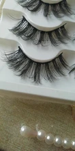 5 pares de pestañas postizas 3D largas naturales de imitación de pelo de visón Wispies Fluffies Drama pestañas suaves hechas a mano Libre de crueldad pestañas negras