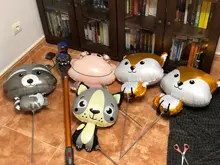 Globos de papel de aluminio con dibujos de animales para niños, Globos de aire de ardilla, zorro, decoraciones para fiesta de cumpleaños, juguetes inflables de erizo