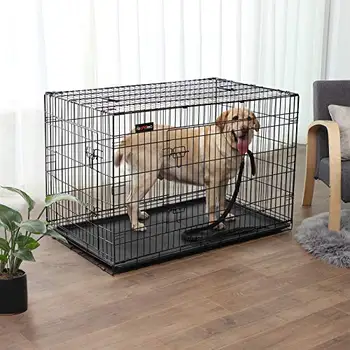 XXL 48 ", carrier metal pet cage dog, puppy, cage, 2 doors, with black tray PPD48H
XXL 48 ", carrier metal pet cage dog, puppy, cage, 2 doors, with black tray PPD48H