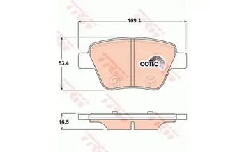 TRW Rear brake pad set (4 pcs) for VOLKSWAGEN CADDY TOURAN GOLF AUDI A3 SEAT LEON SKODA OCTAVIA
TRW Rear brake pad set (4 pcs) for VOLKSWAGEN CADDY TOURAN GOLF AUDI A3 SEAT LEON SKODA OCTAVIA