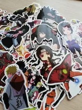 Pegatinas de vinilo de dibujos animados de sasuke, 63 unids/lote, anime japonés, para Snowboard, portátil, equipaje, nevera, estilismo de coche, 2021
