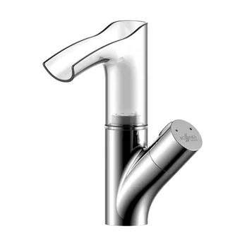Rossinka z35-30 basin faucet with clear cascade surplus and LED light 
Rossinka z35-30 basin faucet with clear cascade surplus and LED light