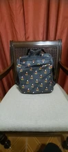 Disney Mickey Mouse Mickey mujeres estampado de moda de la Pu mochila de gran capacidad impermeable ligera mochila de viaje