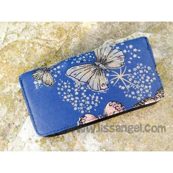 Blue fabric Butterflies Wallet
Blue fabric Butterflies Wallet