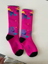 1 pares cálido de los niños calcetín del esquí niños niñas invierno espesar deportes calcetín niños patinaje térmica calcetín largo para el snowboard