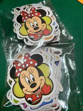 50 80 Uds. Pegatina de ratón Mickey de Disney sin repetición de dibujos animados pegatinas para niños pull bar box guitarra pegatinas de grafiti personalizadas