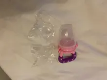 Chupete de dentición 3 en 1 para bebé, biberón para aprender a alimentar a bebé, comida fresca, fruta, leche, con mango de paja de agua potable