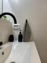 Bathroom-Hardware Clothes-Hook Single-Robe-Hook Wall-Mounted Stainless-Steel Black