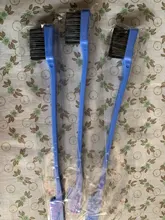 Cepillo de pelo de doble cara para peluquería, accesorios profesionales, cepillo de pelo de Color aleatorio, 3 uds.