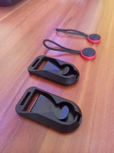 Conector de liberación rápida con forma redonda, 2 uds., Base para correa de hombro de cámara, Sony, Canon, Nikon, Panasonic, Fujifilm, novedad de 2021