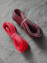 18/20/22-/.. Extension Led-Strip Electrical-Wire Cable Red Copper Black AWG 10-Meters