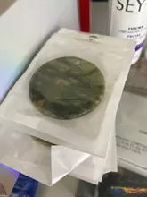 Mini extensiones de pestañas, piedra de Jade verde, delicado, duradero, útil, Pestañas postizas, almohadilla de pegamento, soporte, herramientas de maquillaje