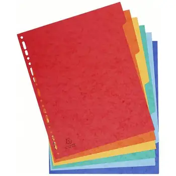 Horizontal dividers with 6 buttons assorted card 24.2x29.7 cm 2406 EEXACOMPTA1.5
Horizontal dividers with 6 buttons assorted card 24.2x29.7 cm 2406 EEXACOMPTA1.5