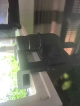 Conector de tubería de Tanque De Agua de plástico para acuario, soporte de montaje para pecera, entrada salida, extensible, accesorios para acuario, 1 unidad