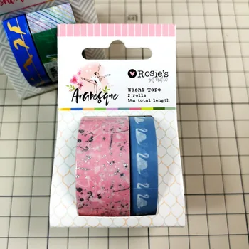 CRZCrafter Washi tape 2 rolls pack 18m for Scrapbooking Card making Journal decoration embellishments
CRZCrafter Washi tape 2 rolls pack 18m for Scrapbooking Card making Journal decoration embellishments