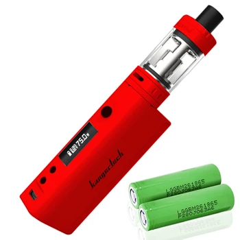 KangerTech TOPBOX Mini TC OLED Starter Kit 75W with 4ml Atomizer Tank, 0.5 ohm Clapton Coil Head - Red
KangerTech TOPBOX Mini TC OLED Starter Kit 75W with 4ml Atomizer Tank, 0.5 ohm Clapton Coil Head - Red