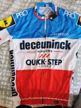 Quickstep profesional bicicleta equipo Maillot de manga corta Ciclismo hombres Kits de camisetas de Ciclismo de verano transpirable Conjuntos de ropa de Ciclismo
