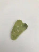 Rodillo masajeador Facial Gua Sha, rascador de doble cabeza, piedra de Jade, Estiramiento Facial de belleza para delgazar, masajeador para cara y cuello, elevación fina