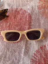 Las mujeres gafas de sol de diseñador de la marca gafas de ojo de gato conductor gafas de sol de pesca rectángulo leopardo Vintage gafas