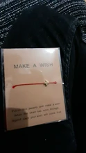 Make a Wish Crown-pulsera de tarjeta de papel tejida con corazón cruzado de cinco estrellas, pulseras de hilo rojo de la suerte ajustables, joyería para mujer