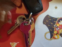 Anillo redondo de resorte de puerta chapado, hebilla redonda de empuje, Clips de mosquetón, bolsos de mano, broche disparador anilla para enganches, 2 uds.