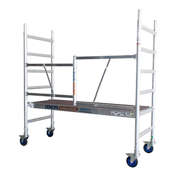 Scaffold folding in aluminum CT26 with platform 190x75 
Scaffold folding in aluminum CT26 with platform 190x75